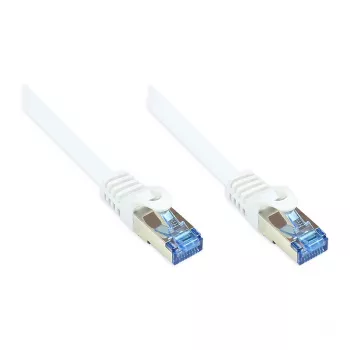 Good Connections RNS® Cat.6A S/FTP halogenfreies Patchkabel, weiß, 15m