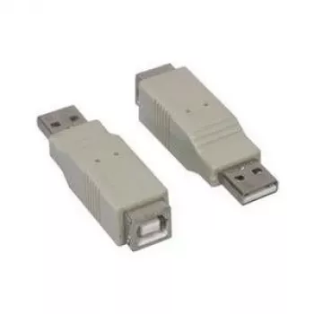 Good Connections USB 2.0 Adapter Typ-A Stecker auf Typ-B Buchse, 480 Mbps, Schwarz (USB-AMBF)