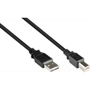 Good Connections USB 2.0 Kabel A-B 2m Schwarz