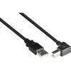 Good Connections USB 2.0 Kabel A auf abgewinkelt B 1m Schwarz