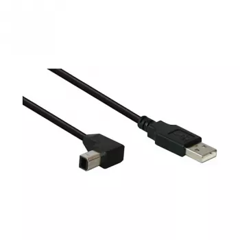 Good Connections USB 2.0 Kabel A auf abgewinkelt B 1m Schwarz