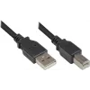 Good Connections USB 2.0 Kabel Typ A auf Typ B - Schwarz - 0,5 m