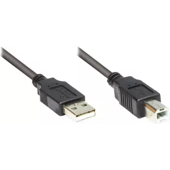Good Connections USB 2.0 Kabel Typ A auf Typ B - Schwarz - 0,5 m