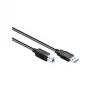 Good Connections USB 3.0 Kabel A-B Schwarz 0,5m