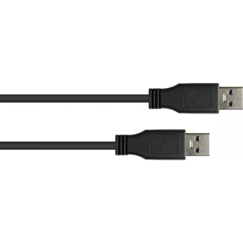 Good Connections USB 3.0 Kabel, Typ-A Stecker zu Typ-A Stecker, Schwarz, 0,5 m 2712-S005