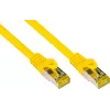 GoodConnections 40m Cat.7 S/FTP PiMF halogenfreies RJ45 Patchkabel mit Rastnasenschutz, Gelb 8070R-400Y