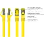GoodConnections 40m Cat.7 S/FTP PiMF halogenfreies RJ45 Patchkabel mit Rastnasenschutz, Gelb 8070R-400Y