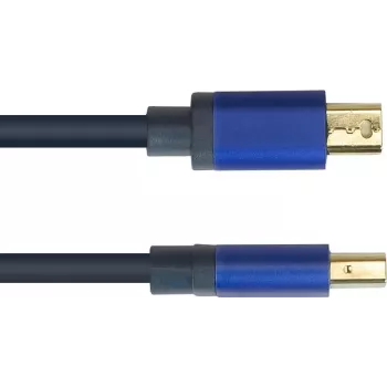GoodConnections Alcasa 4824-SF010B Mini DisplayPort auf DisplayPort Kabel 1m Blau 4K@60Hz