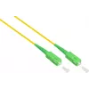 GoodConnections Alcasa LW-S920SASA OS2 Singlemode Glasfaser-Patchkabel LC auf SC, 20 m, Gelb, LSZH