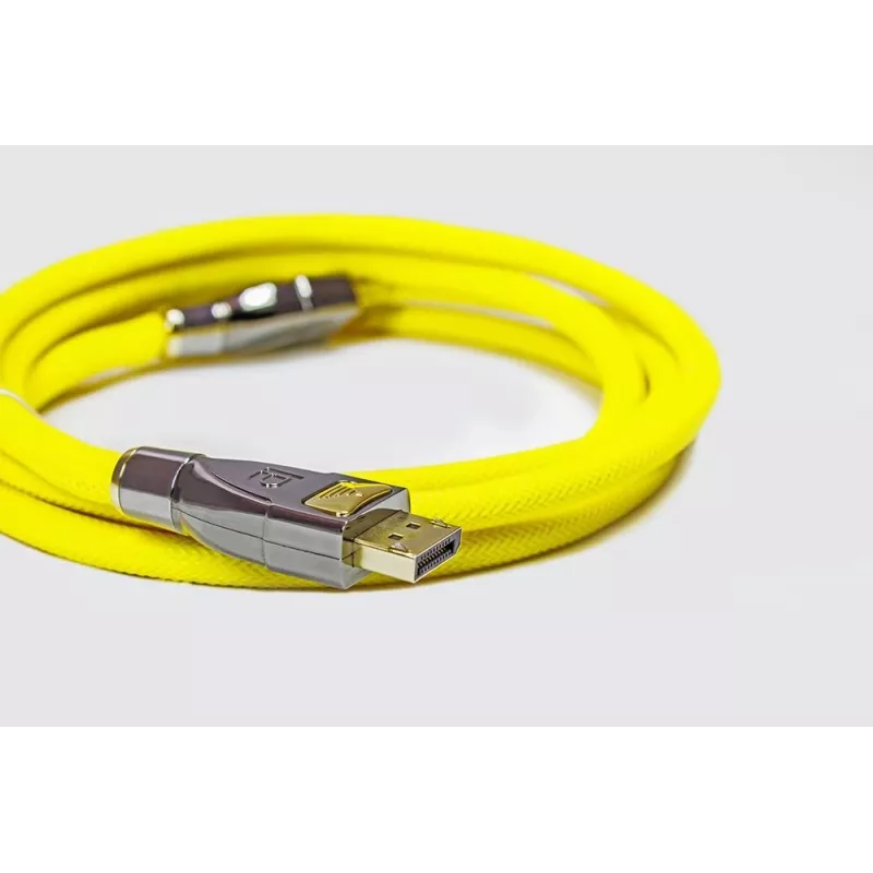 GoodConnections Alcasa Python DisplayPort 1.4 Kabel 8K 60Hz 2m Stecker zu Stecker Vergoldet GC-M0074