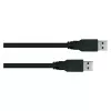 GoodConnections Alcasa UK30P-AA-018S USB 3.2 Gen 1 A-zu-A-Kabel, 1,8 m, Schwarz