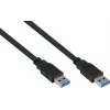 GoodConnections Alcasa UK30P-AA-030S USB 3.2 Gen 1 Kabel – USB-A auf USB-A, 3 m, Schwarz