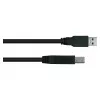 GoodConnections Alcasa UK30P-AB-005S USB 3.2 Gen 1 Kabel, USB-A auf USB-B, 0,5 m, Schwarz