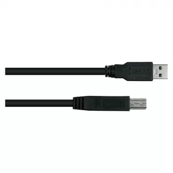 GoodConnections Alcasa UK30P-AB-005S USB 3.2 Gen 1 Kabel, USB-A auf USB-B, 0,5 m, Schwarz