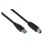 GoodConnections Alcasa UK30P-AB-005S USB 3.2 Gen 1 Kabel, USB-A auf USB-B, 0,5 m, Schwarz