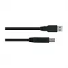 GoodConnections Alcasa UK30P-AB-050S USB 3.2 Gen 1 Kabel, USB-A auf USB-B, 5m, Schwarz