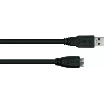 GoodConnections Alcasa UK30P-AMB-005S USB 3.2 Gen 1 Kabel, USB-A auf Micro-B, 0,5 m, Schwarz