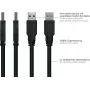 GoodConnections Alcasa UK30P-AMB-005S USB 3.2 Gen 1 Kabel, USB-A auf Micro-B, 0,5 m, Schwarz
