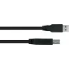 GoodConnections Alcasa USB 3.2 Gen 1 Kabel A auf B 1,8 m Schwarz