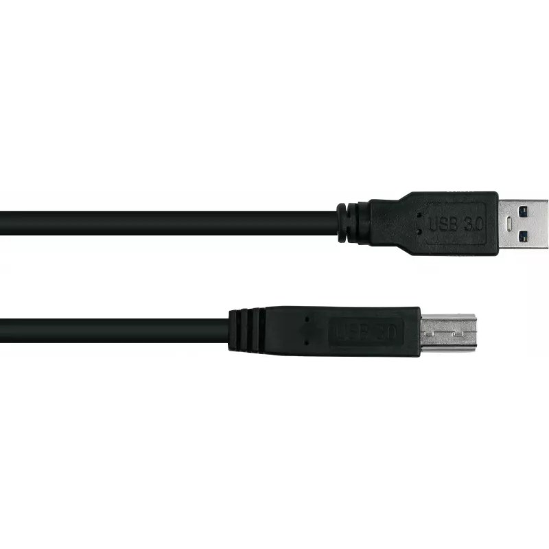 GoodConnections Alcasa USB 3.2 Gen 1 Kabel A auf B 1,8 m Schwarz