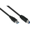GoodConnections Alcasa USB 3.2 Gen 1 Kabel A auf B 1,8 m Schwarz