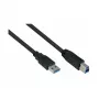 GoodConnections Alcasa USB 3.2 Gen 1 Kabel A auf B 1,8 m Schwarz