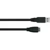 GoodConnections Alcasa USB 3.2 Gen 1 Kabel, USB-A auf Micro-USB B, 1 m, Schwarz