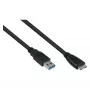 GoodConnections Alcasa USB 3.2 Gen 1 Kabel, USB-A auf Micro-USB B, 1 m, Schwarz