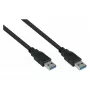 GoodConnections Alcasa USB 3.2 Gen 1 Type-A auf Type-A Patchkabel 0,5 m Schwarz (UK30P-AA-005S)