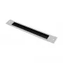 GoodConnections Brush Strip 380 mm x 57 mm für Good Connections® 19 Wandgehäuse FLAT-Pack (GC-RFxxxG), Lichtgrau (RAL7035)