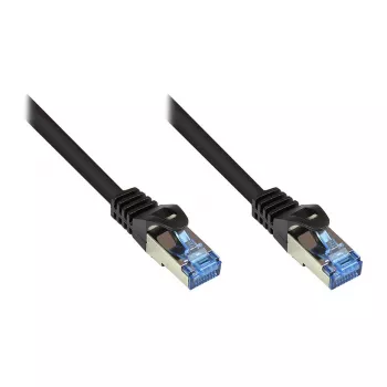 GoodConnections Cat.6A S/FTP Patchkabel mit RNS-Kabelschutz, 20m, Schwarz