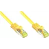 GoodConnections Cat.7 RJ45 Patchkabel - 25m, Gelb, S/FTP PiMF, halogenfrei, 600MHz (8070R-250Y)