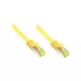 GoodConnections Cat.7 RJ45 Patchkabel - 25m, Gelb, S/FTP PiMF, halogenfrei, 600MHz (8070R-250Y)