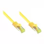 GoodConnections Cat.7 S/FTP RJ45 Patchkabel, 10m, Gelb, 600MHz, halogenfrei, Rastschutz