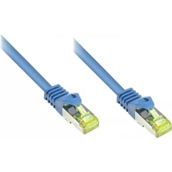 GoodConnections Cat.7 S/FTP RJ45 Patchkabel, 15m, Blau, Halogenfrei, 600MHz, Rastnasenschutz 8070R-150B