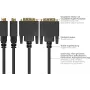 GoodConnections DisplayPort auf DVI-D 24+1 Verbindungskabel - 24K vergoldete Kontakte - OFC - Schwarz - 5m