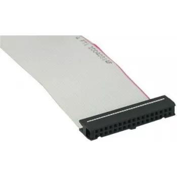 GoodConnections Internes Floppy-Laufwerk-Datenkabel, 34-Pin IDC, 55 cm, für 1 Floppy-Laufwerk, Grau 5022-2