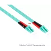 GoodConnections OM3 Duplex Multimode Glasfaser-Patchkabel LC/ST, 50/125, LSZH, austauschbare Polarität, 1m