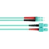 GoodConnections OM3 Duplex Multimode LWL-Patchkabel SC auf LC, 50/125 µm, 1m, LSZH Aqua LW-801LS3