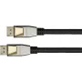 GoodConnections PREMIUM DisplayPort 2.0 Kabel, 54 Gbit/s, UHBR 13.5, 4K @240Hz / 8K @60Hz, Vollmetall-Stecker, Kupfer (DP20-PY020)