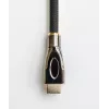GoodConnections PYTHON Series High-Speed HDMI-Kabel mit Ethernet, 4K UHD 60Hz, 18Gbps, vergoldet, Nylongeflecht, 3m, Schwarz (GC-M0018)