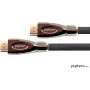 GoodConnections PYTHON Series High-Speed HDMI-Kabel mit Ethernet, 4K UHD 60Hz, 18Gbps, vergoldet, Nylongeflecht, 3m, Schwarz (GC-M0018)