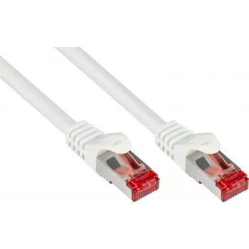 GoodConnections RNS® Cat.6 S/FTP PiMF Patchkabel mit Rastnasenschutz, Weiß, 25m 8060-250W