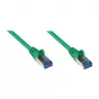 GoodConnections RNS® Cat. 6A S/FTP halogenfreies Patchkabel mit Rastnasenschutz, 3 m, Grün