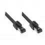 GoodConnections RNS® Cat.8.1 S/FTP Patchkabel, 0,5m, Schwarz, LSZH, 40 Gbit/s, 2000 MHz