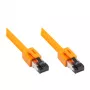 GoodConnections RNS® Cat.8.1 S/FTP Patchkabel, LSZH, 2000MHz, 40Gbit/s, Orange, 1,5m