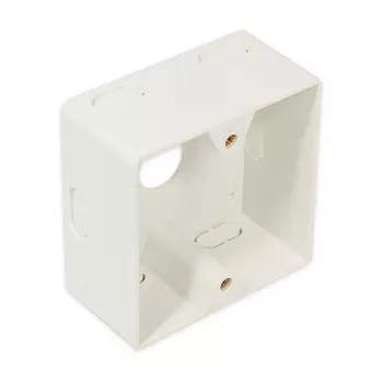 GoodConnections Aufputzgehäuse 80x80x40mm Perlweiß RAL 1013 GC-N0029