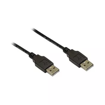 GoodConnections USB 2.0 A auf A Kabel, 1 m, Schwarz (2212-AA1S)