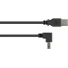GoodConnections USB 2.0 Kabel A auf B abgewinkelt 3m Schwarz 2510-3W