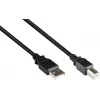GoodConnections USB 2.0 Typ A auf Typ B Kabel, 5m, Schwarz 2510-5OFS